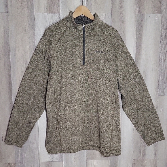 🛍Eddie Bauer Mens 2XL Radiator‎ Pullover Quarter Zip Fleece Long Sleeve Outdoor - Picture 1 of 6